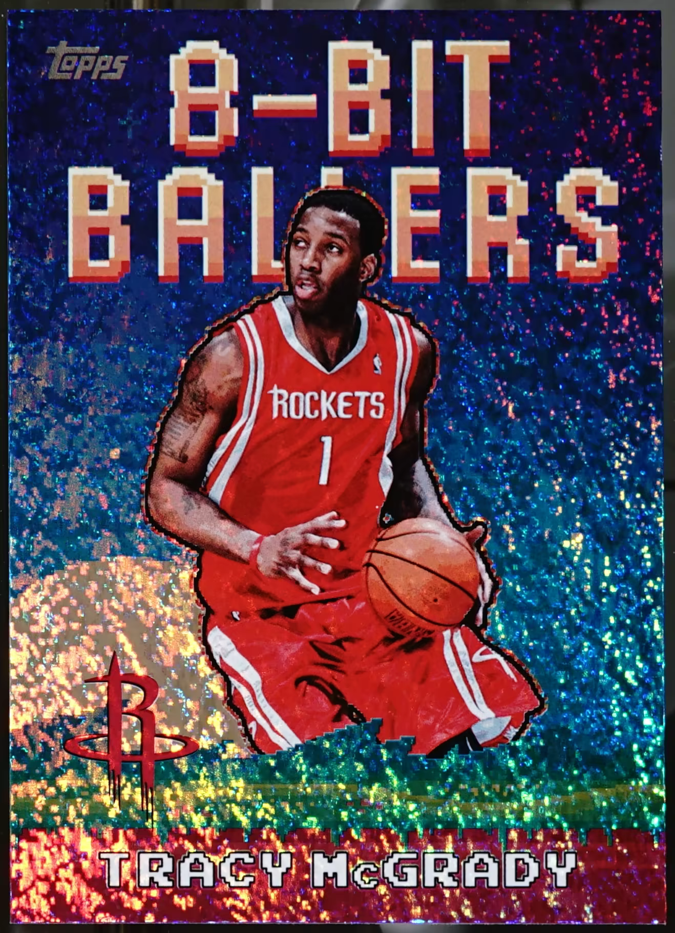 2025-26 Topps - 8-Bit Ballers Holo Foil Basketball Tracy McGrady #8B-27 NM