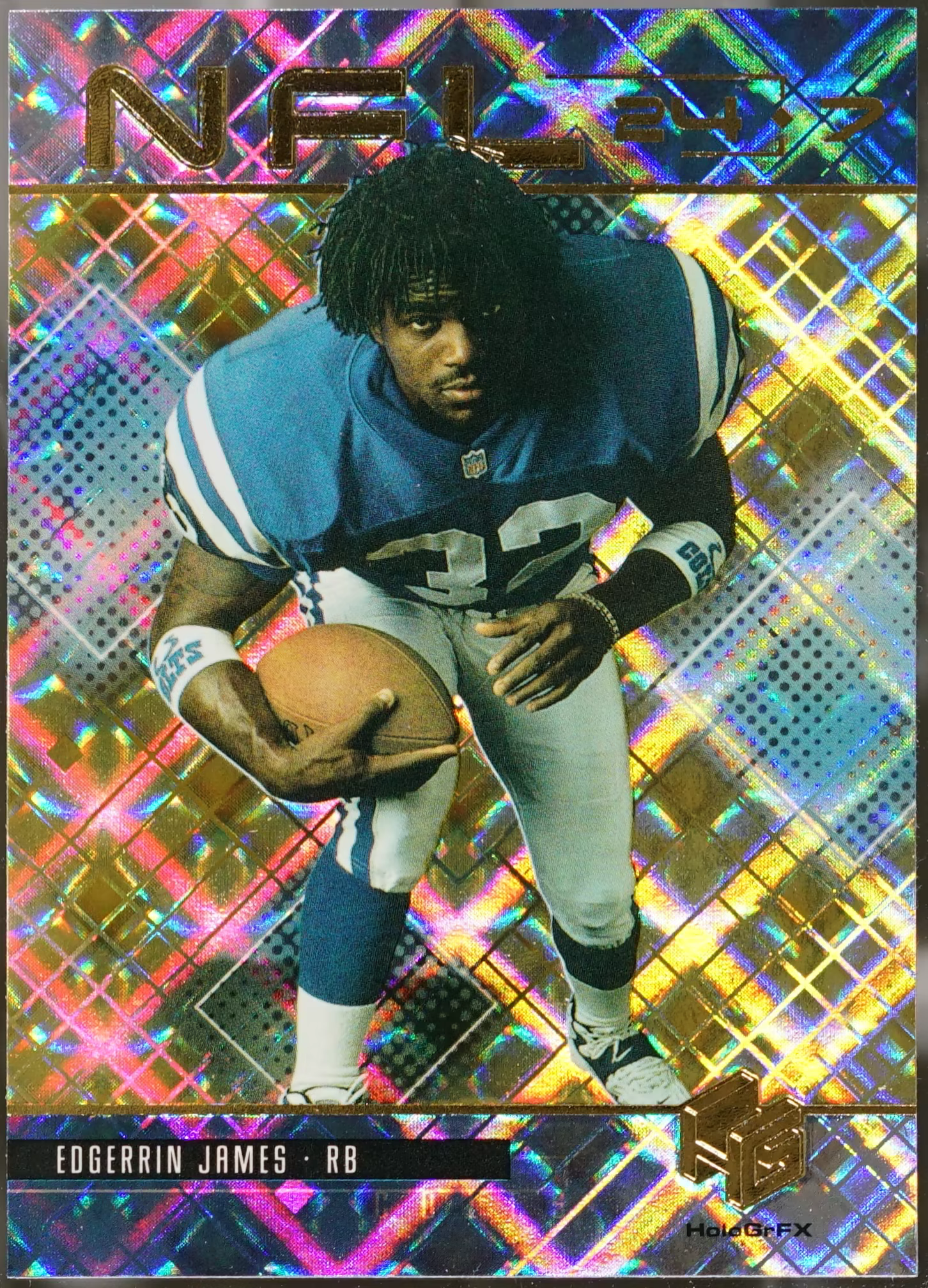 Edgerrin James Upper Deck Hologrfx 24/7 #N11 NFL