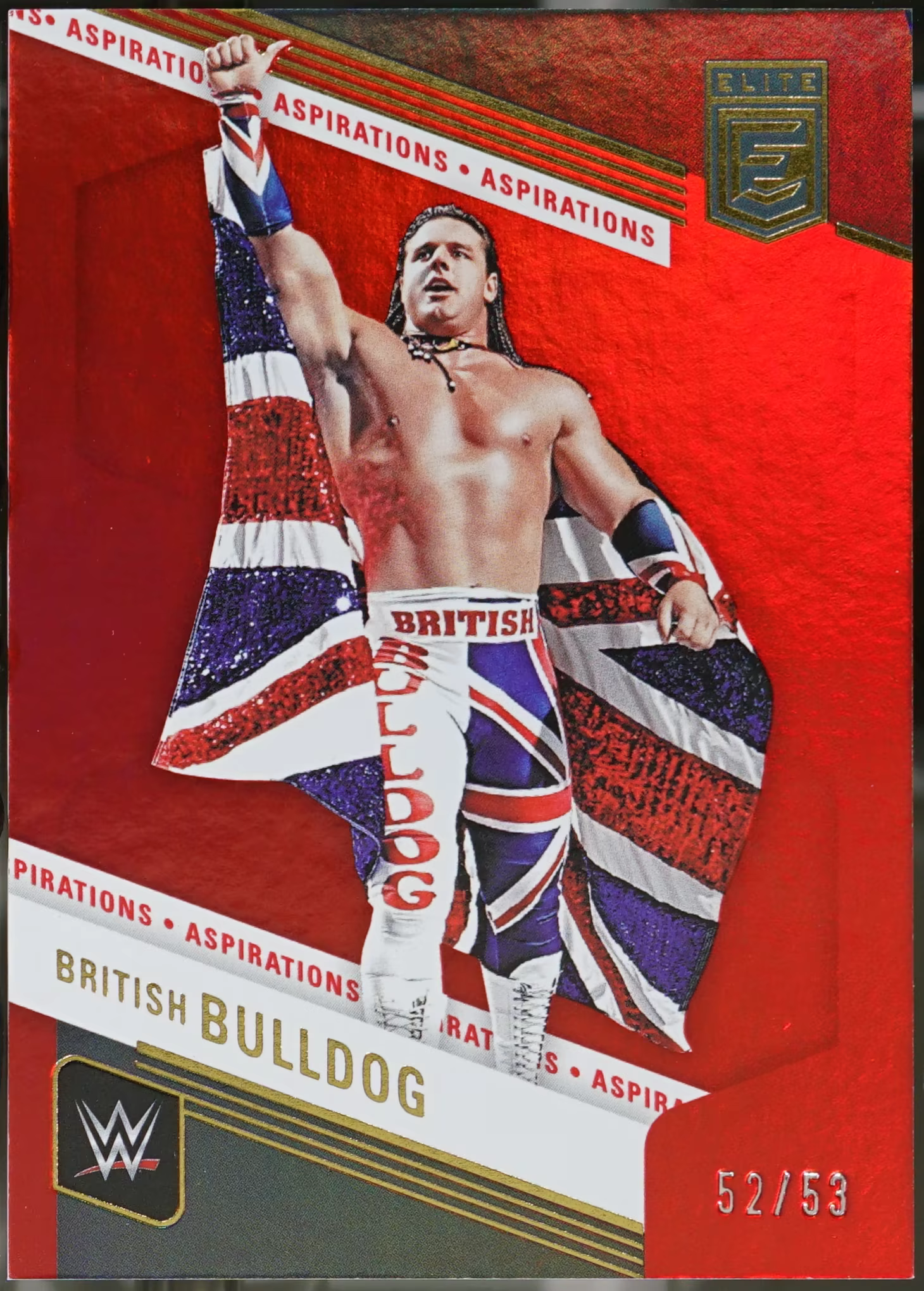 2023 Donruss Elite WWE #138 British Bulldog Aspirations /53 Wrestling NM