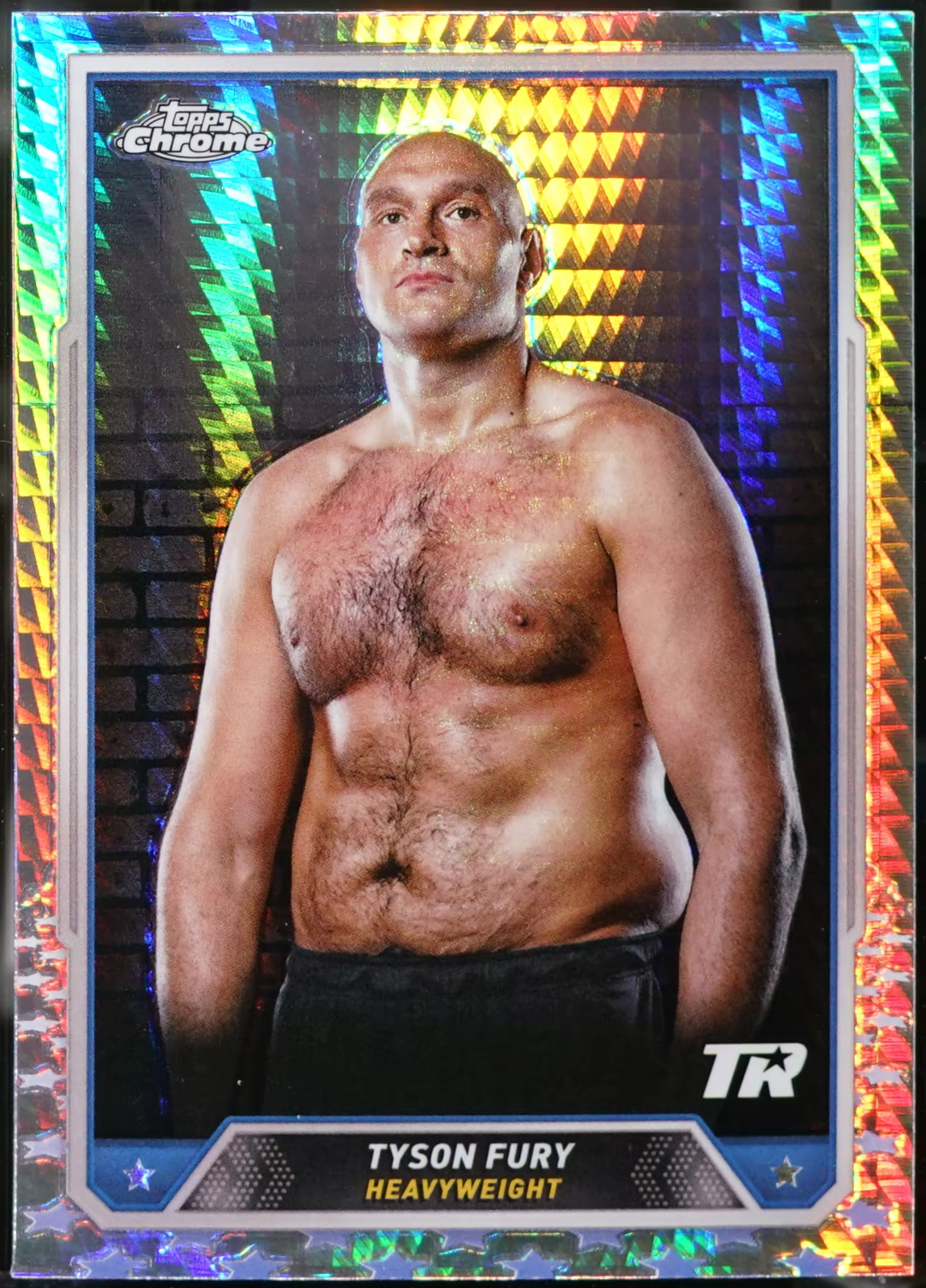 2024 Topps Chrome – Prism Refractor Boxing Tyson Fury #2 NM