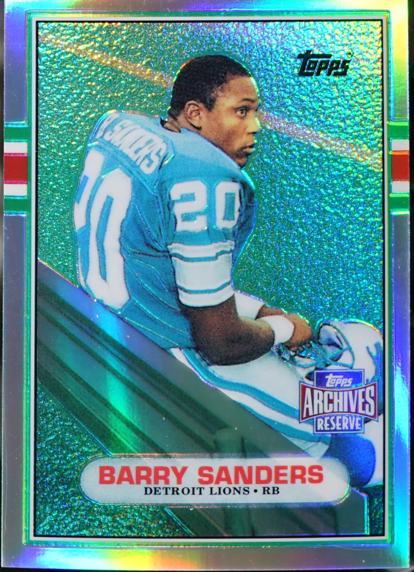 2001 Topps Archives Reserve #25 Barry Sanders Football EX