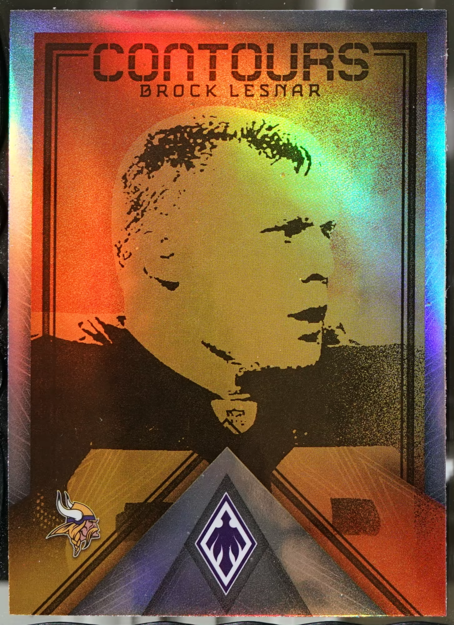 2022 Panini Phoenix #CT-9 Brock Lesnar Contours Football EX
