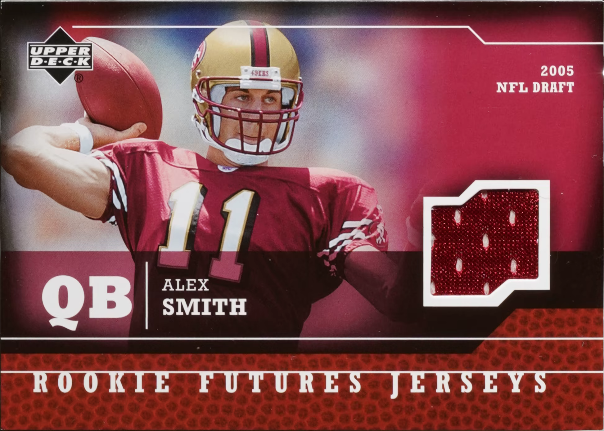 Alex Smith Upper Deck Rookie Futures Jersey #RFAS Base