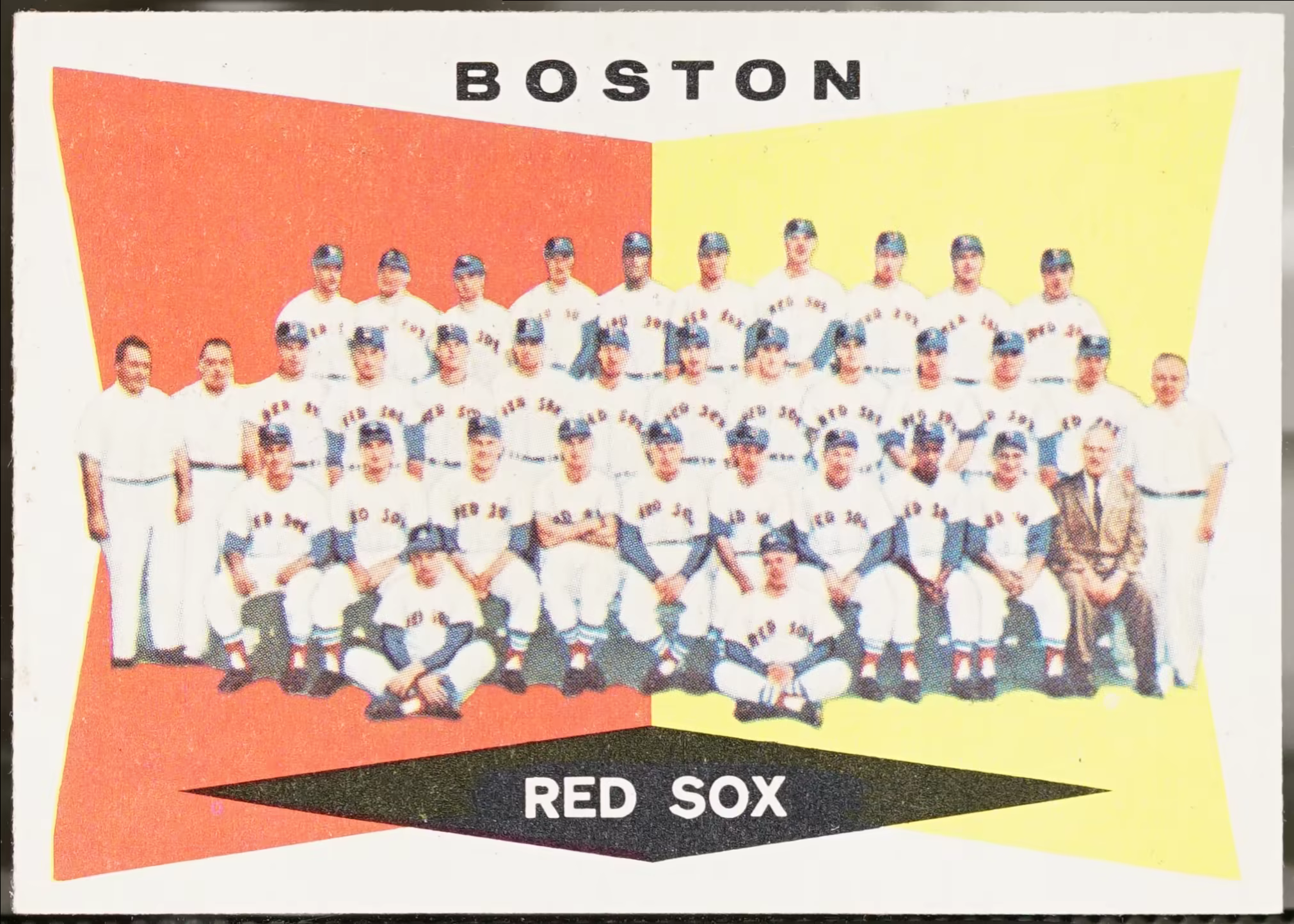 1960 Topps Baseball Boston Red Sox TC, CL #537 EX
