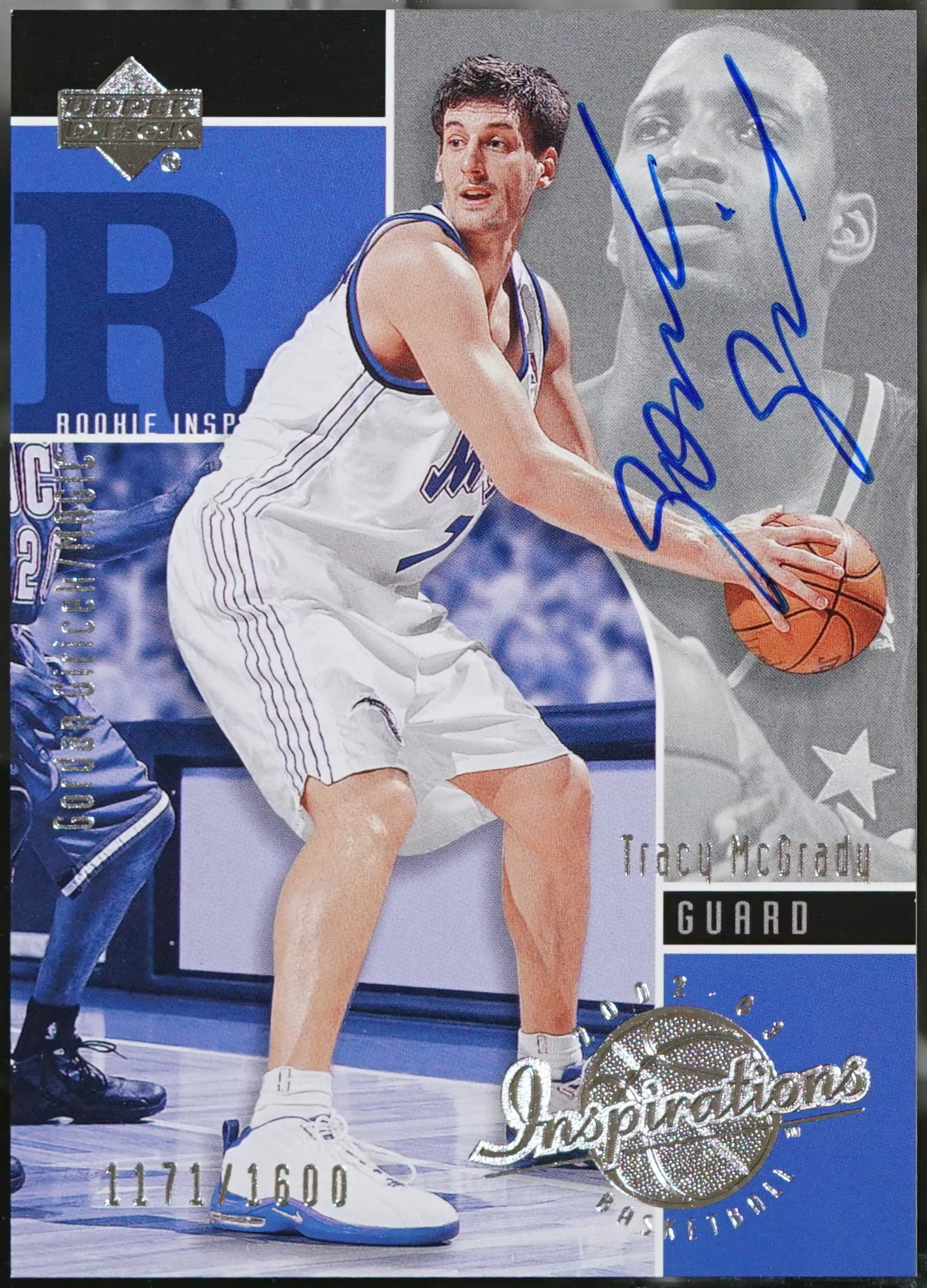 2002-03 Upper Deck #146 Gordan Giricek / Tracy McGrady AU, RC, SN1600 /1600 NM