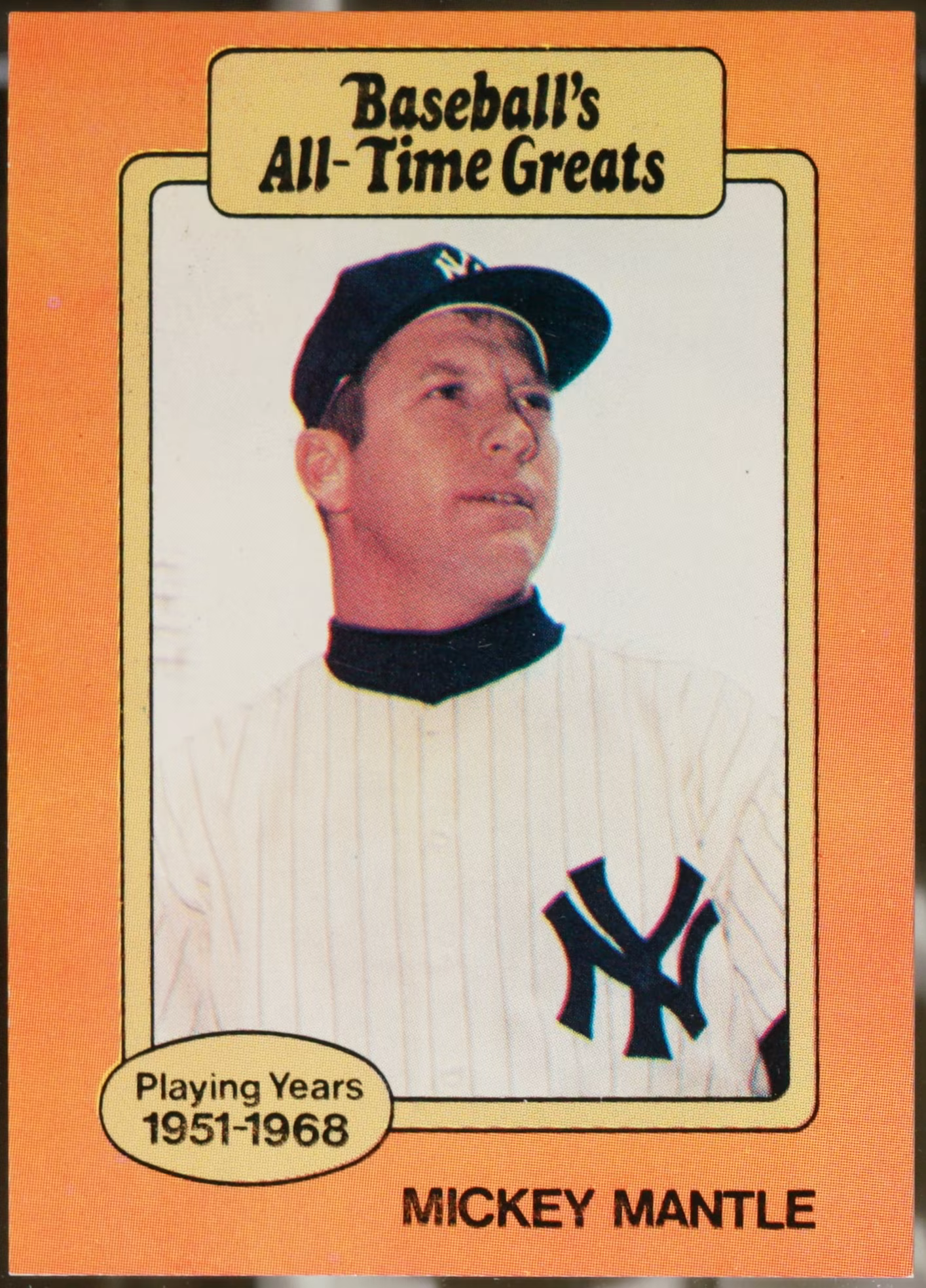 1987 Hygrade All-Time Greats #NNO Mickey Mantle Promos (Red Backs) Baseball NM