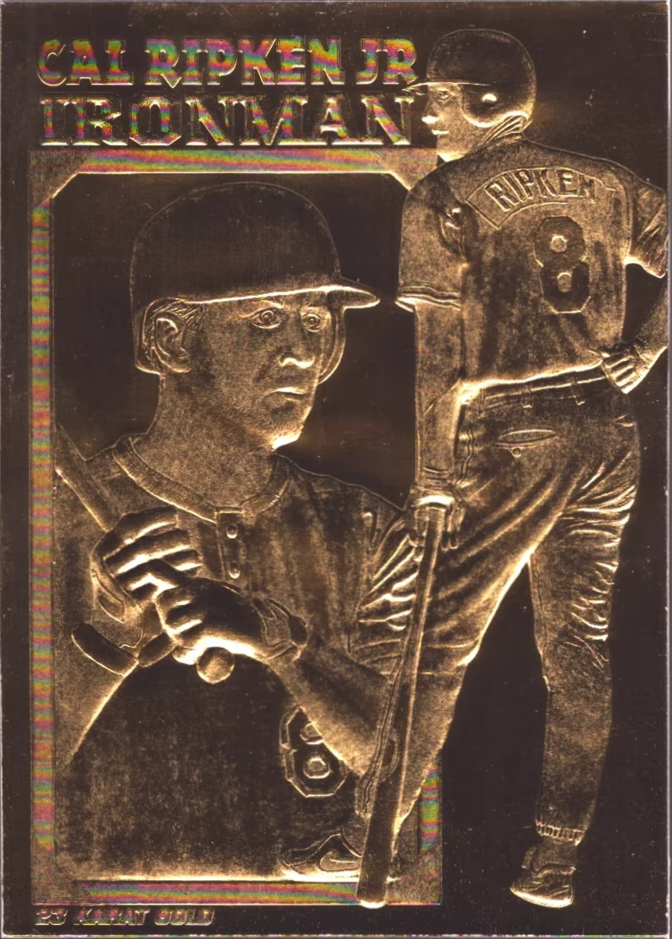 1995 Bleachers 23KT Cal Ripken #NNO Cal Ripken Jr. /30000 Baseball EX