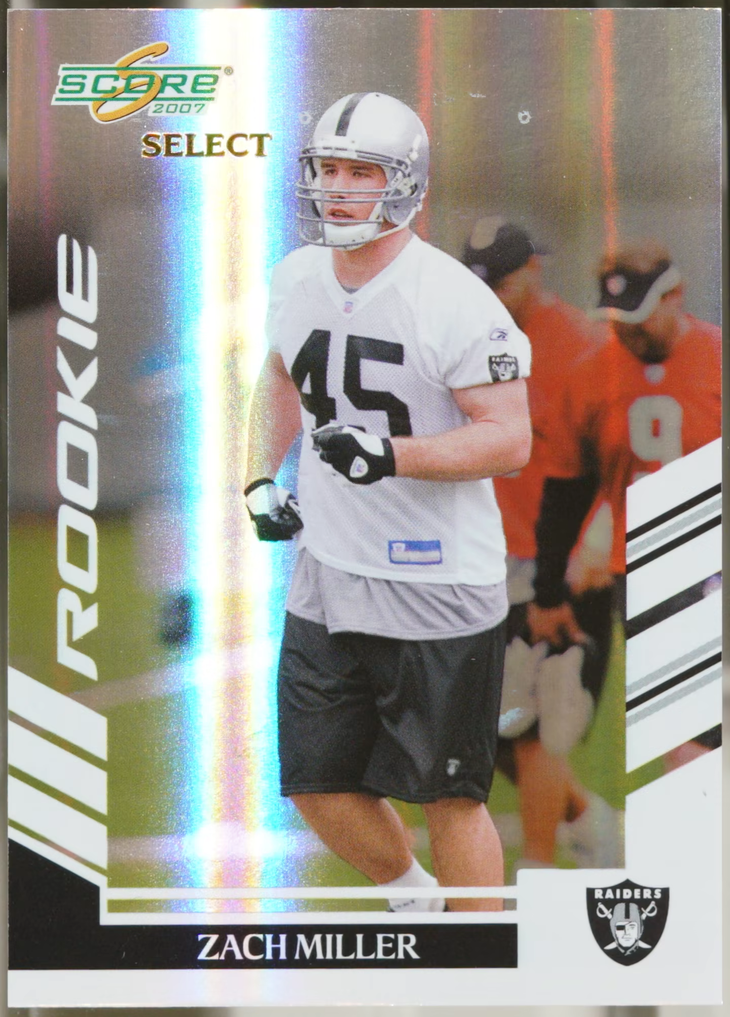 2007 Score Select #346 Zach Miller /599 Football NM