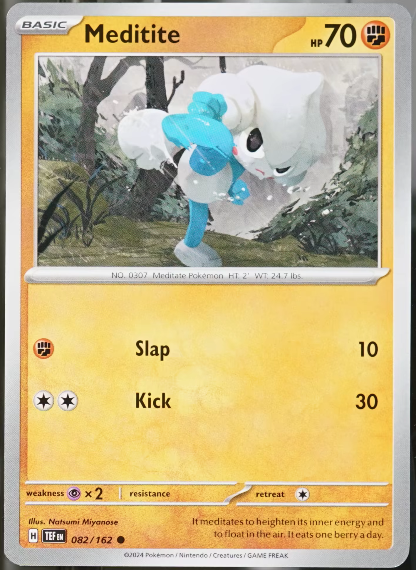 Temporal Forces #82 Meditite Pokemon EX