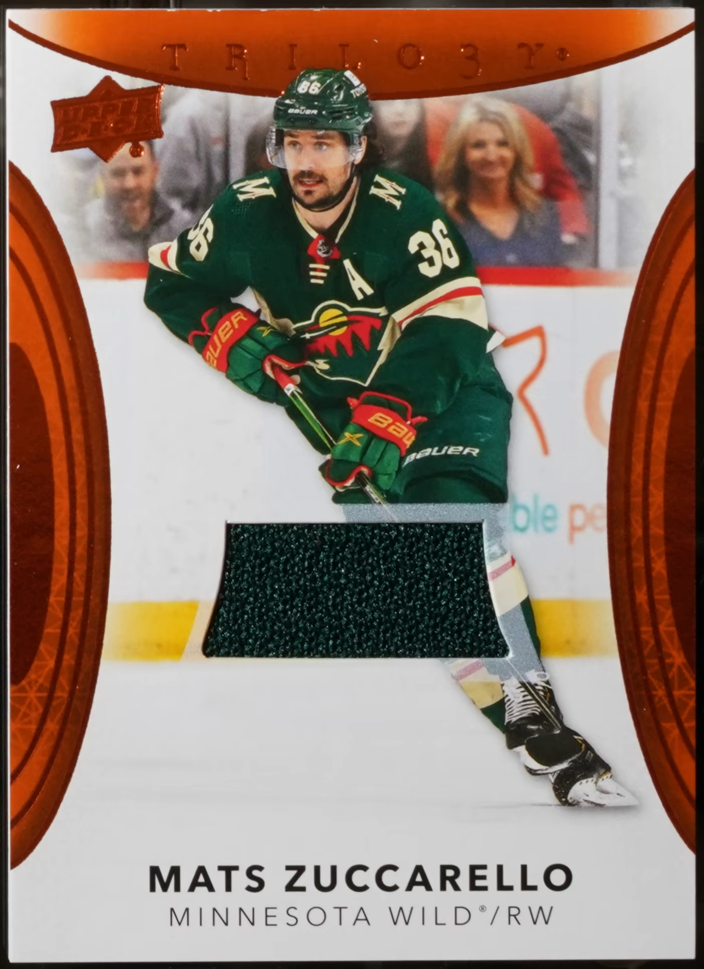 2023-24 Upper Deck Trilogy – Materials Hockey Mats Zuccarello #33 VG