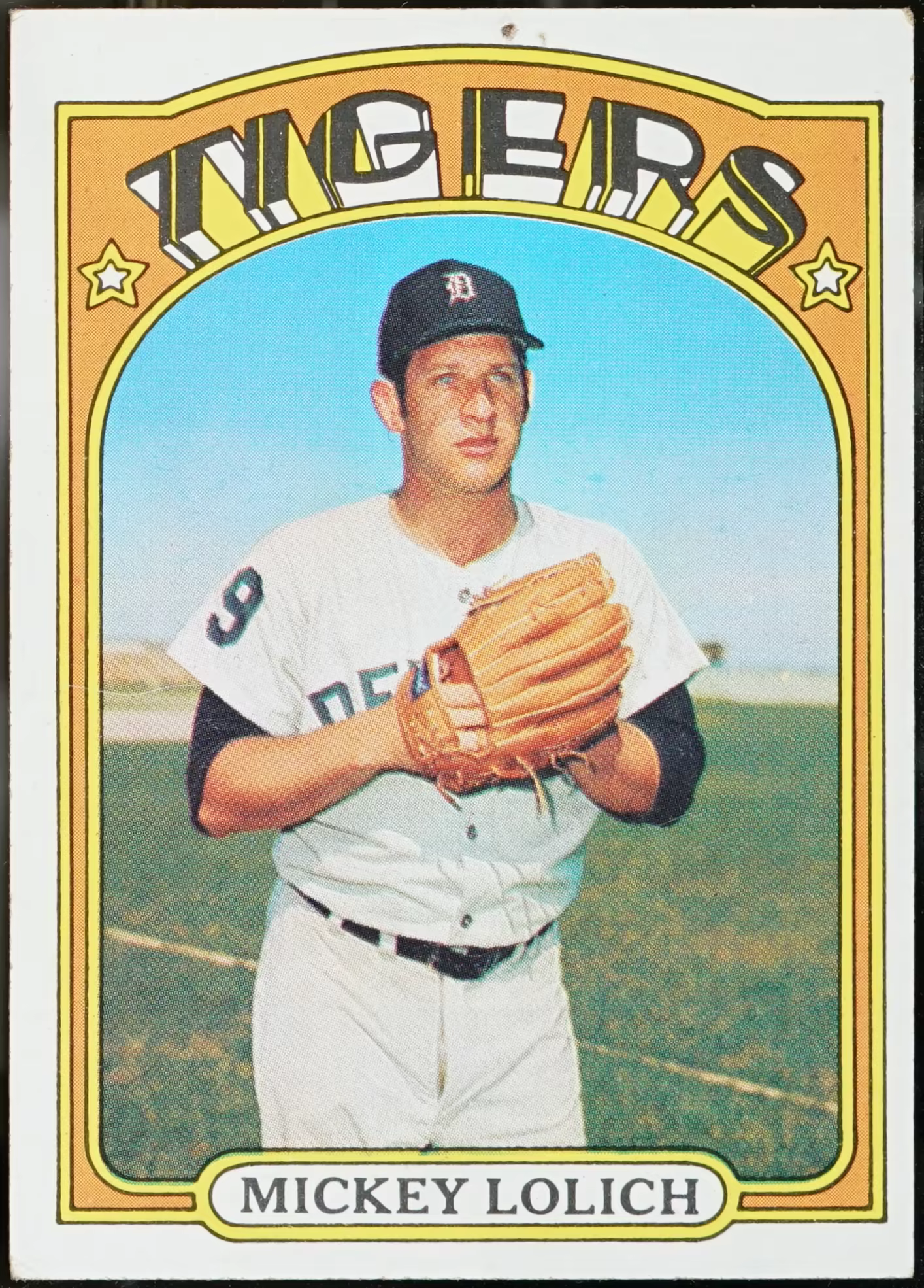 1972 Topps Baseball Mickey Lolich #450 EX