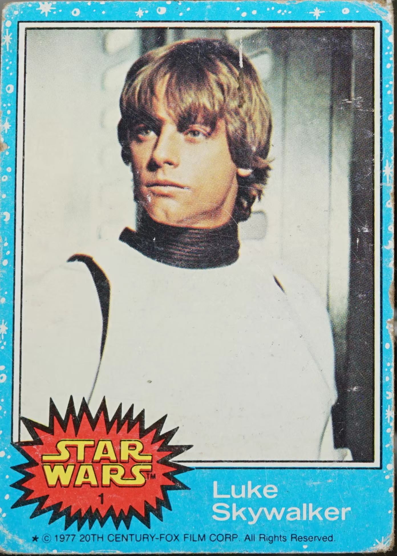 1977 Topps Star Wars #1 Luke Skywalker Non-Sport PR