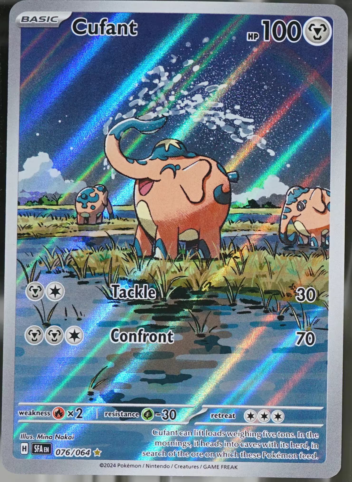 Shrouded Fable #76 Cufant Pokemon NM