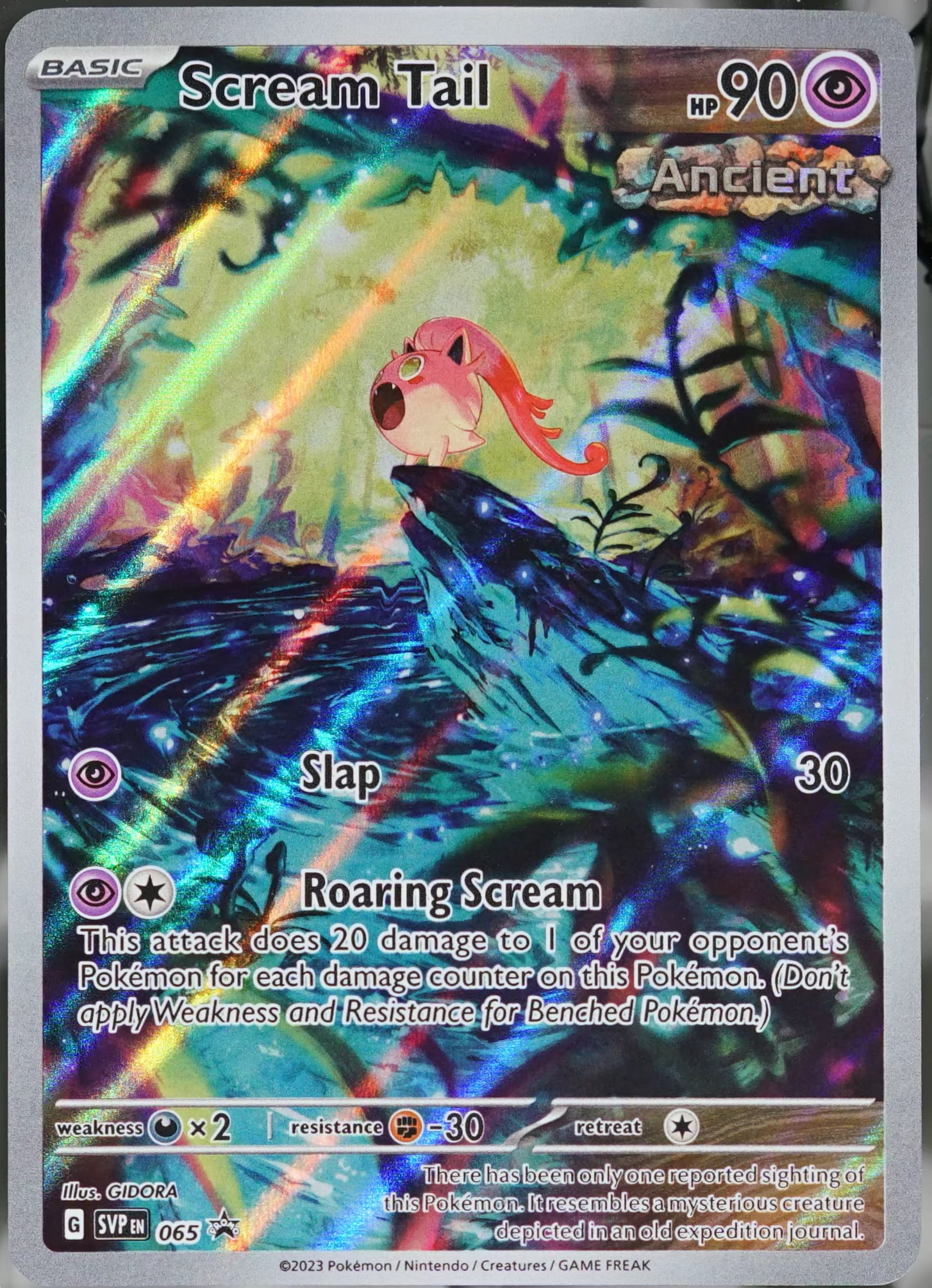 Scarlet & Violet #65 Scream Tail Promos Pokemon NM