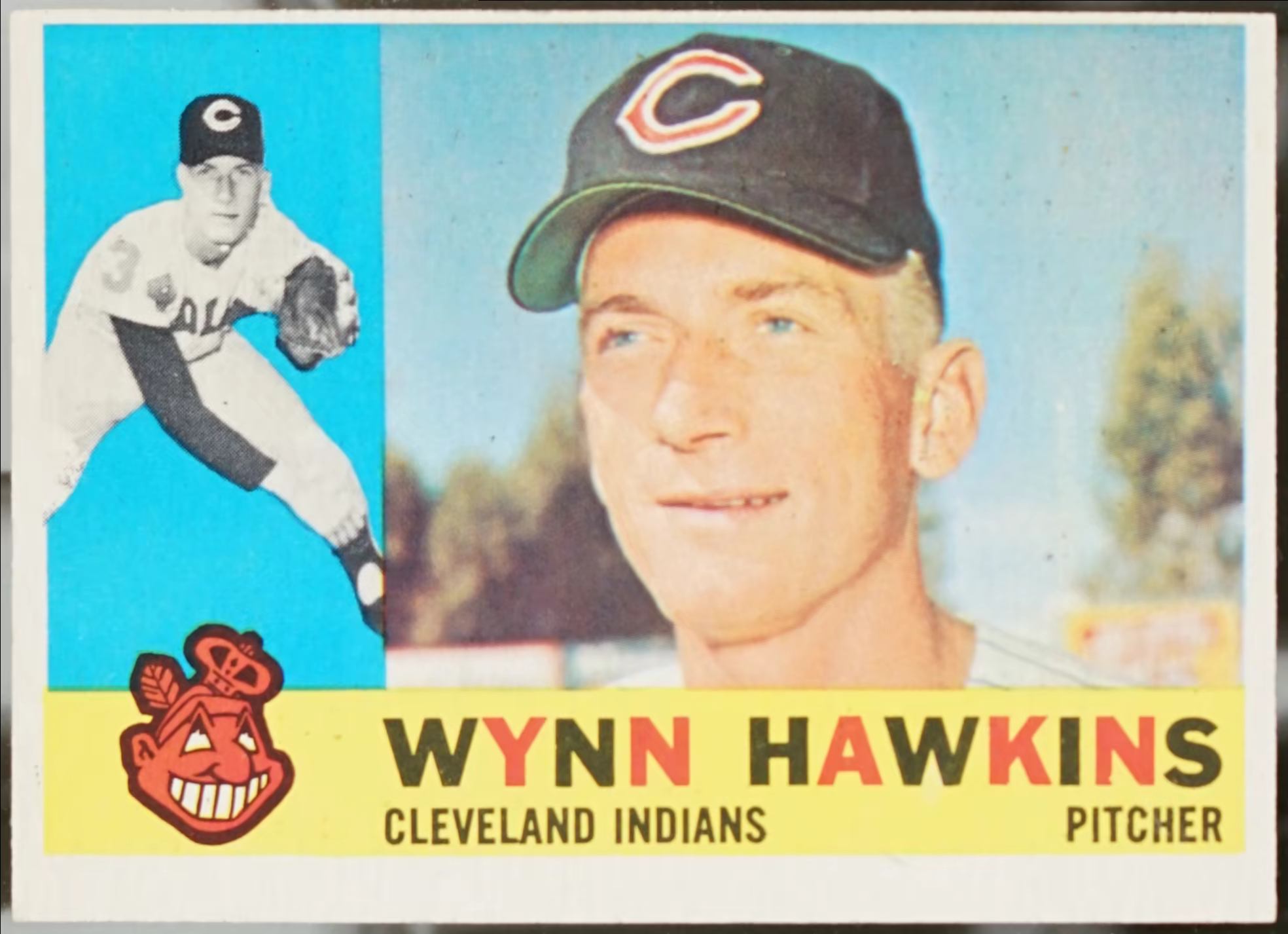 1960 Topps #536 Wynn Hawkins Baseball EX